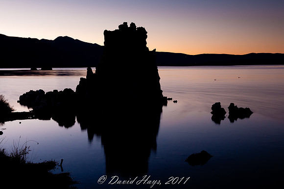 Alpenglow at Mono Lake